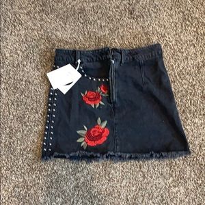 Black jean skirt SIZE 27